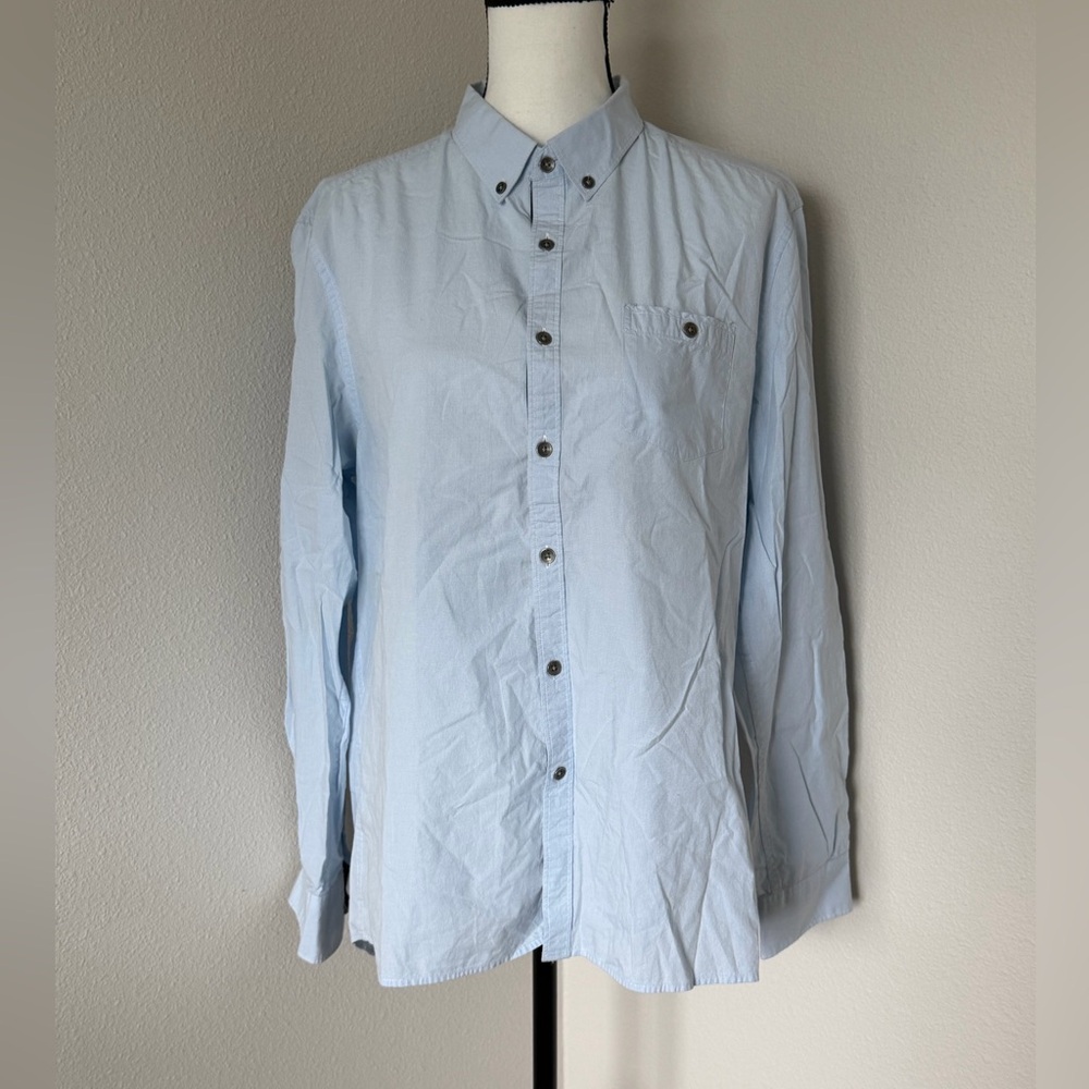 Kenneth Cole Sky Blue Casual Button Down Shirt